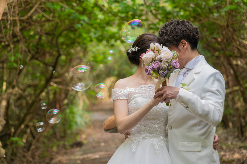 緑のトンネルで、ナチュラルに