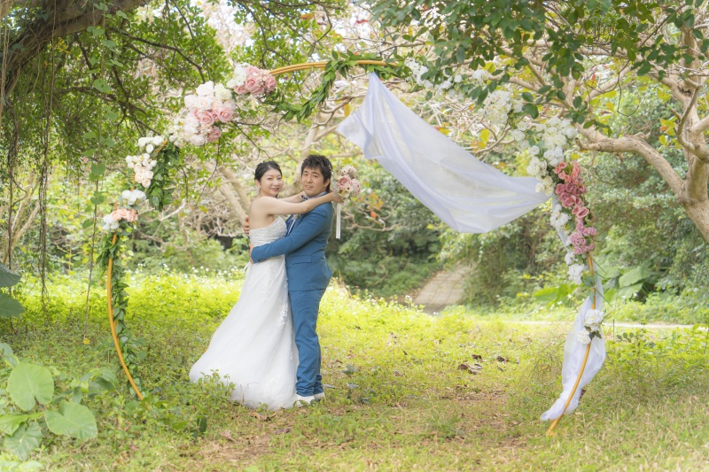 最後は、緑鮮やかな空間で…♡♥⋆