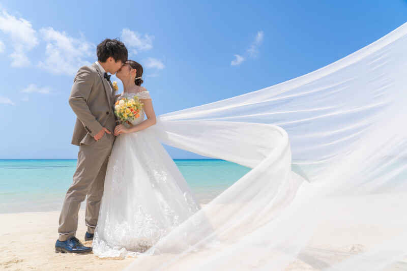 ベールが描く優美なライン