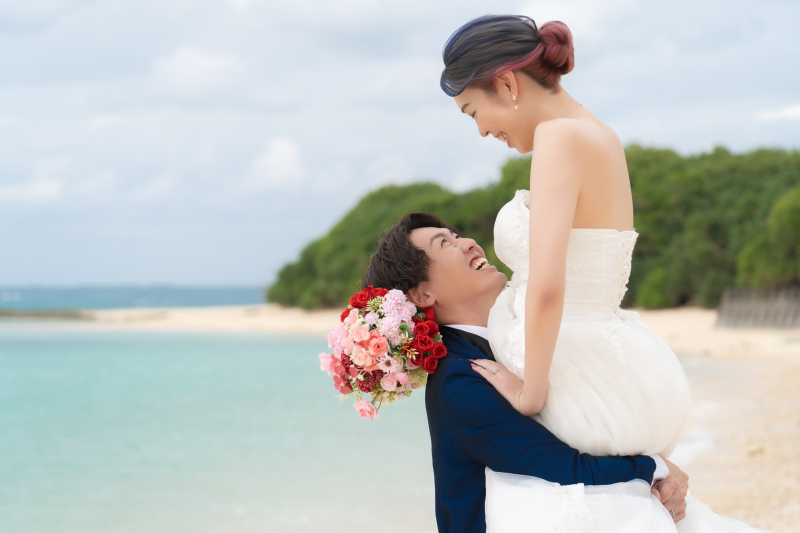 幸せを抱きしめる瞬間