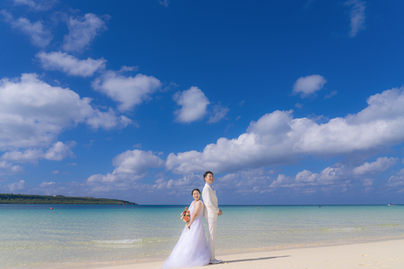 青い海、青い空