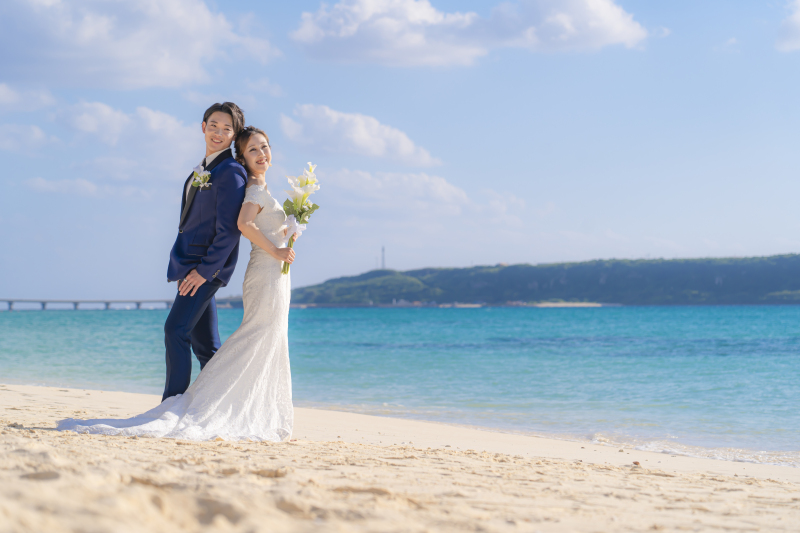 美しい海で誓いを♡