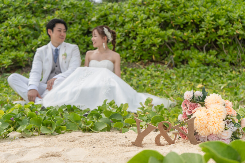 グリーンに囲まれて