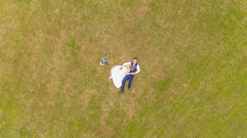 空から見たふたりだけの時間