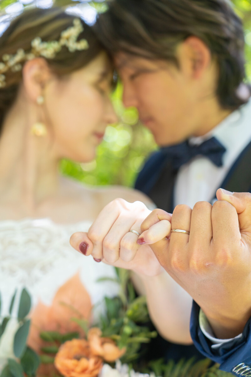 指輪にフォーカス