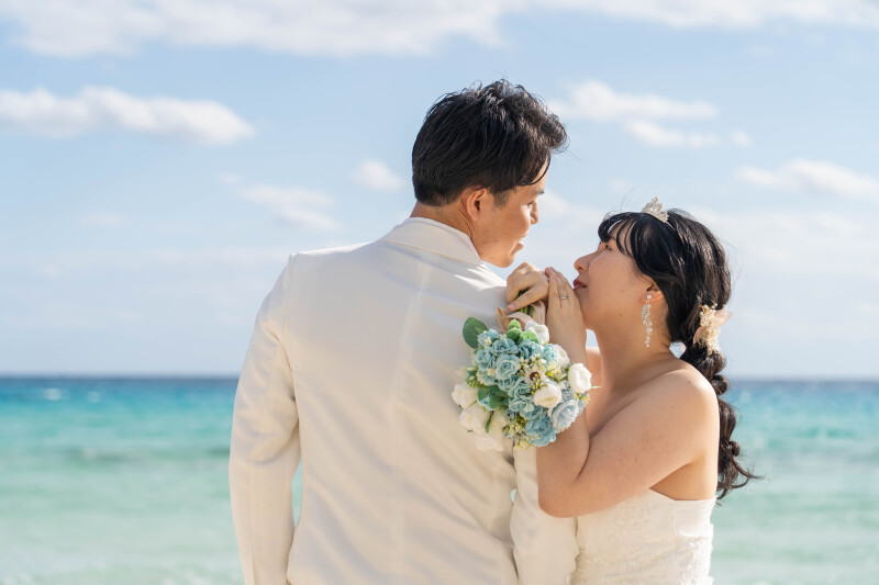 見つめ合うふたりの優しい時間