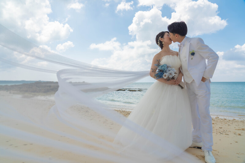 ベールが描く美しい軌跡