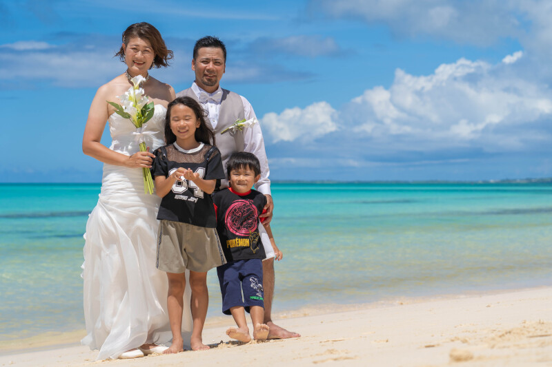 ファミリーショットも記念に