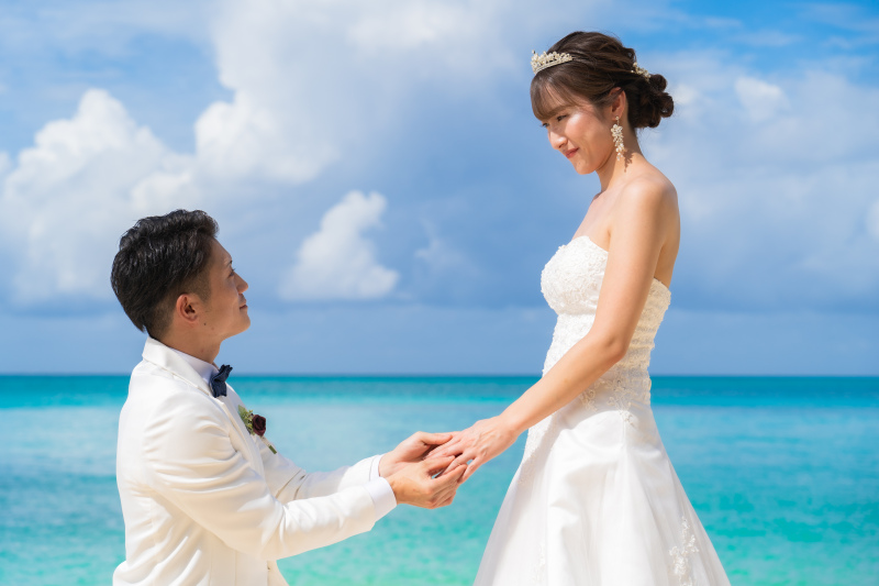 プロポーズを思わせる一枚