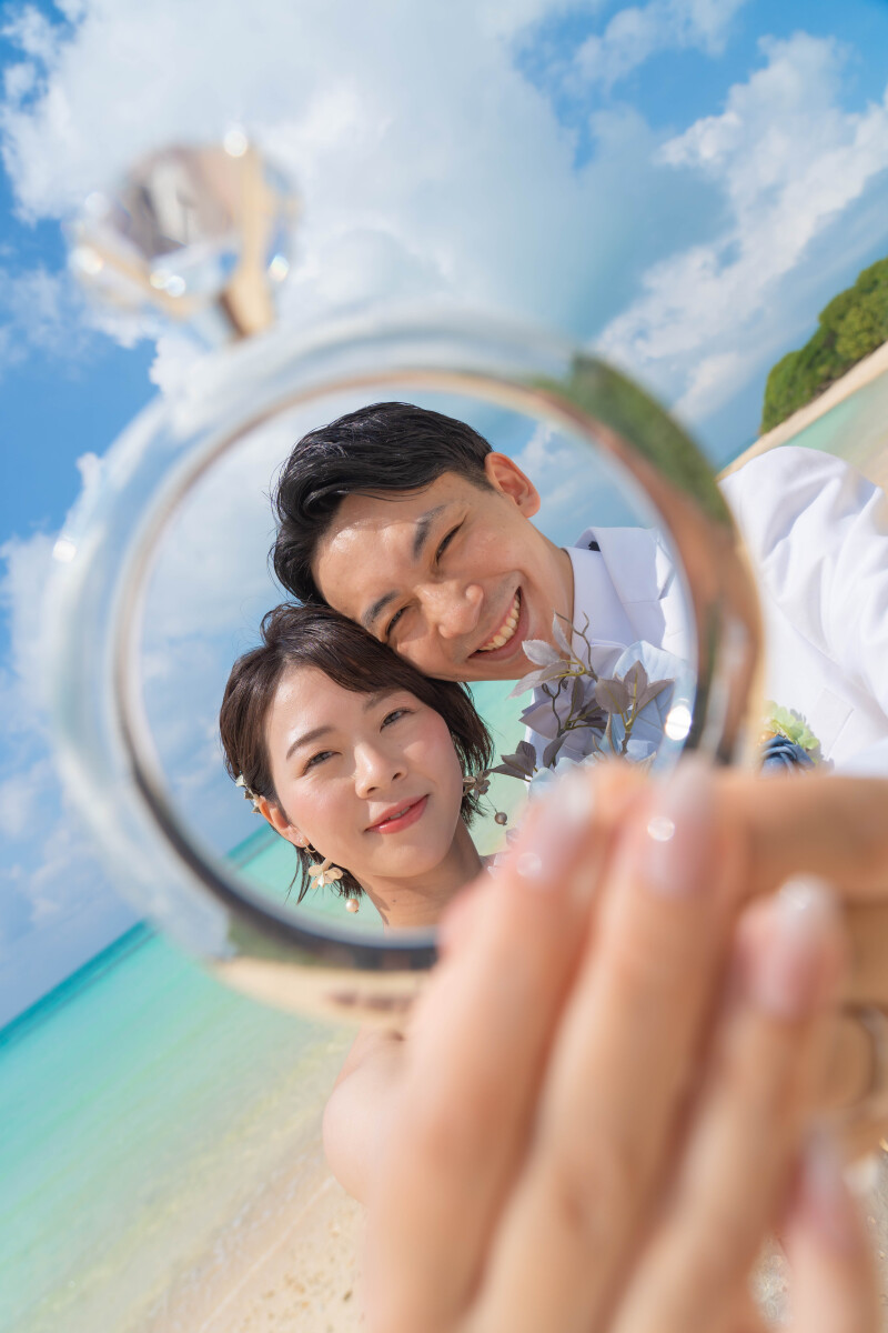 リング越しに映る笑顔