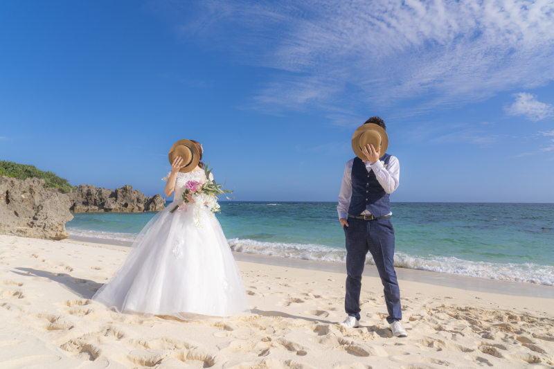 お顔隠しショット