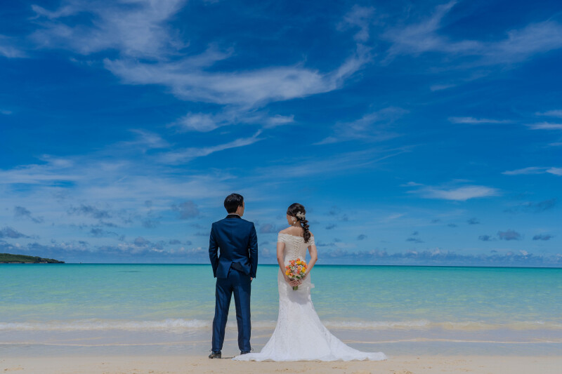 宮古島の海と空に誓う、ふたりのはじまり