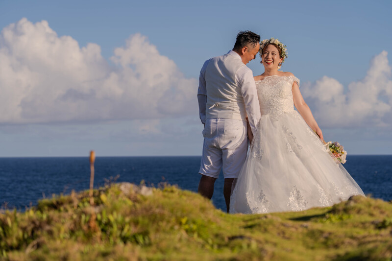 笑顔を分かち合う距離