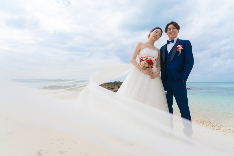 ベールが描く美しい風の軌跡