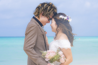 キラキラの笑顔で