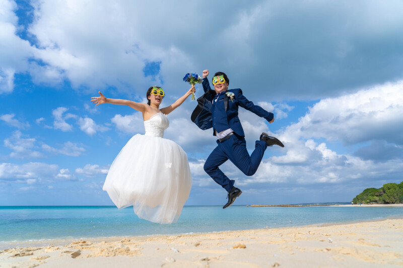 青空に向かってジャンプ！