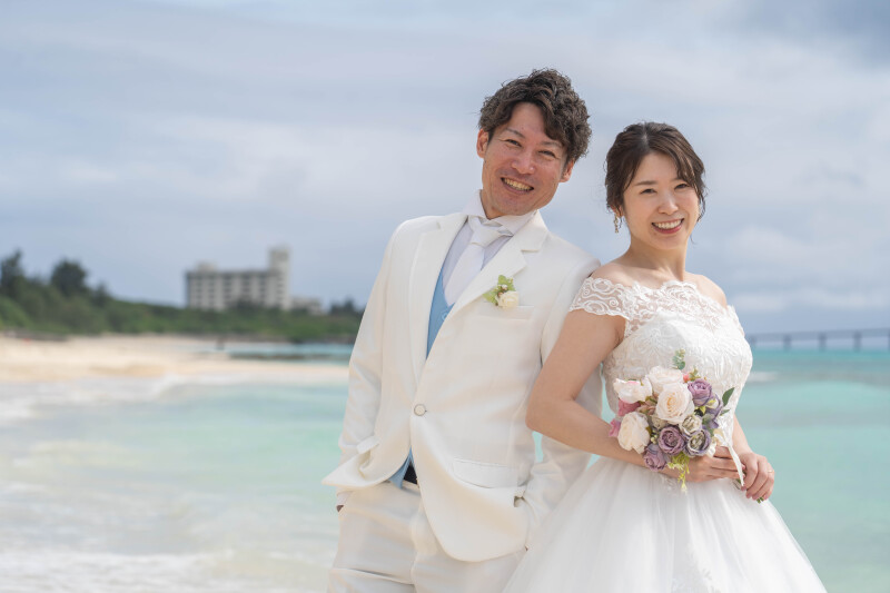 海風に包まれる、やさしい笑顔