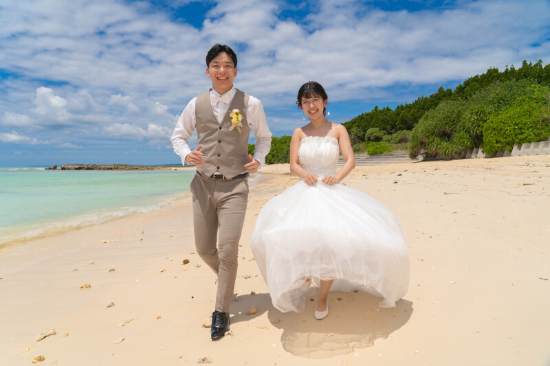 砂浜を歩く時間