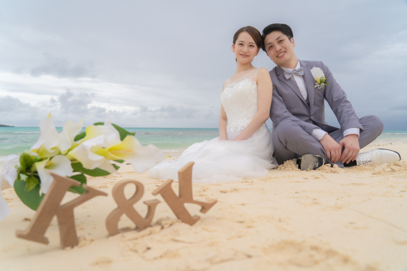 イニシャルアイテムで可愛く演出