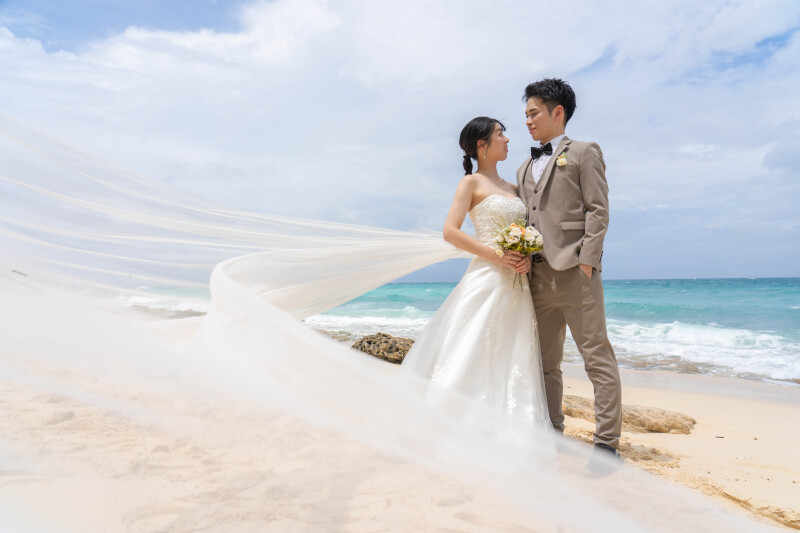 風をまとうベールショット