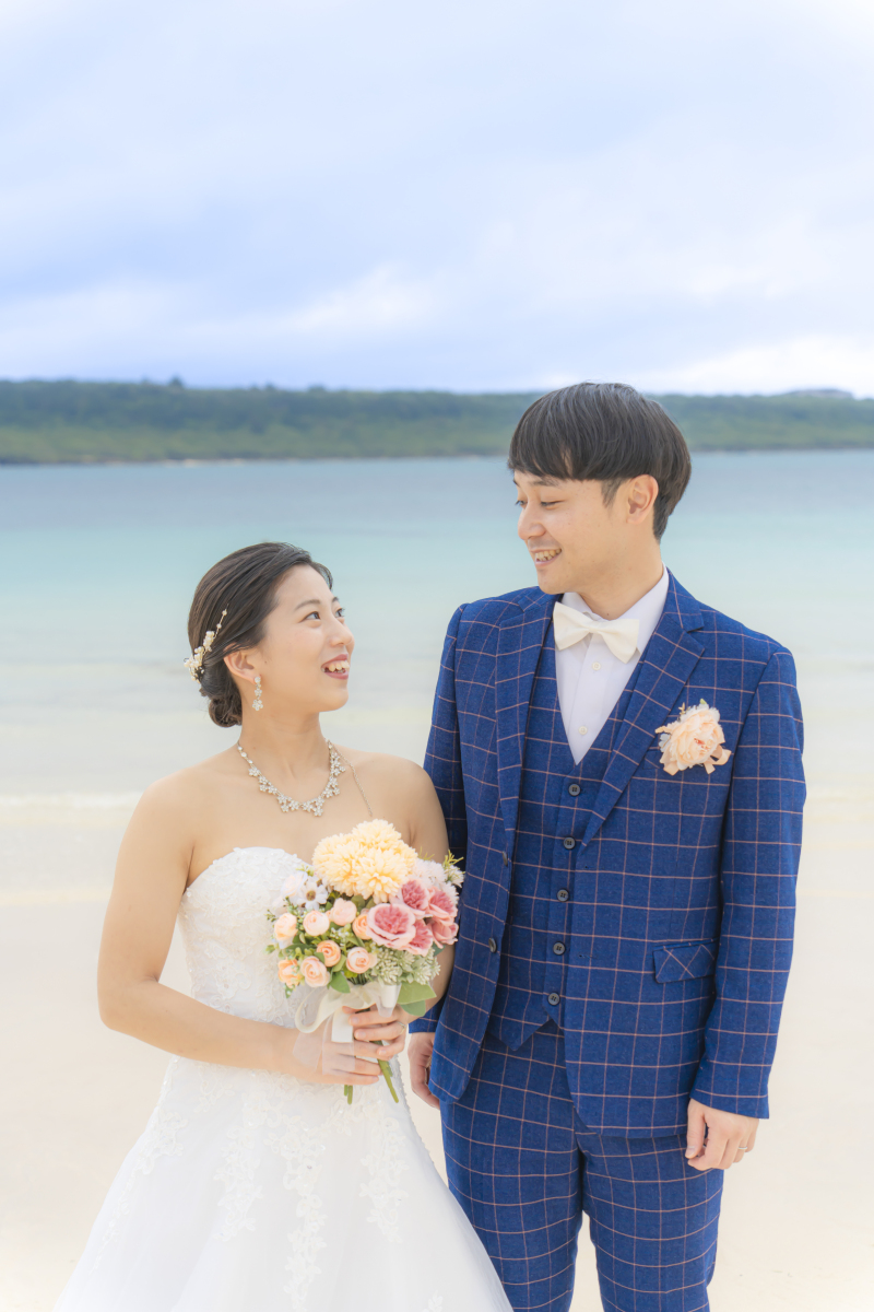 見つめ合うお二人♡