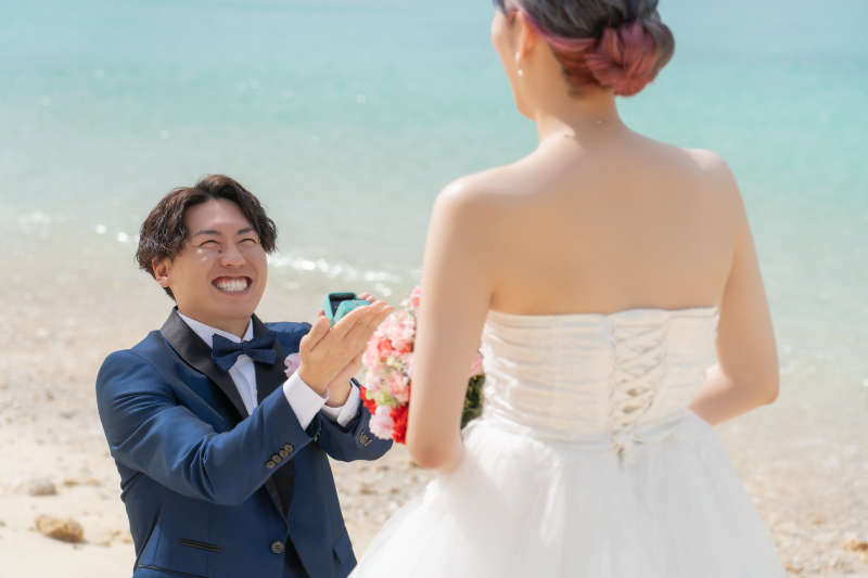 幸せがあふれるプロポーズ