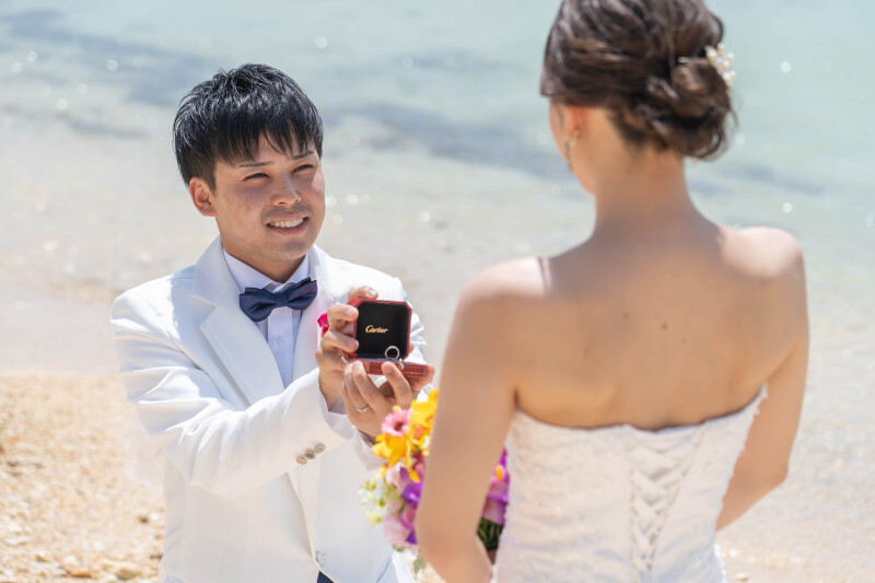 プロポーズの瞬間