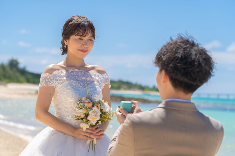 想いを込めたプロポーズシーン