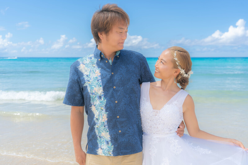 見つめ合うお二人