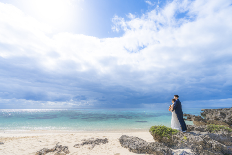 壮大な海と空