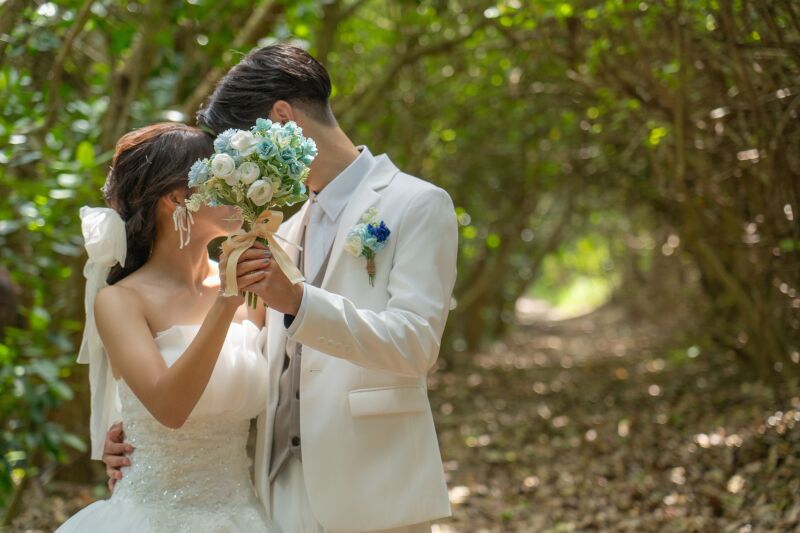 花束の向こうのときめき