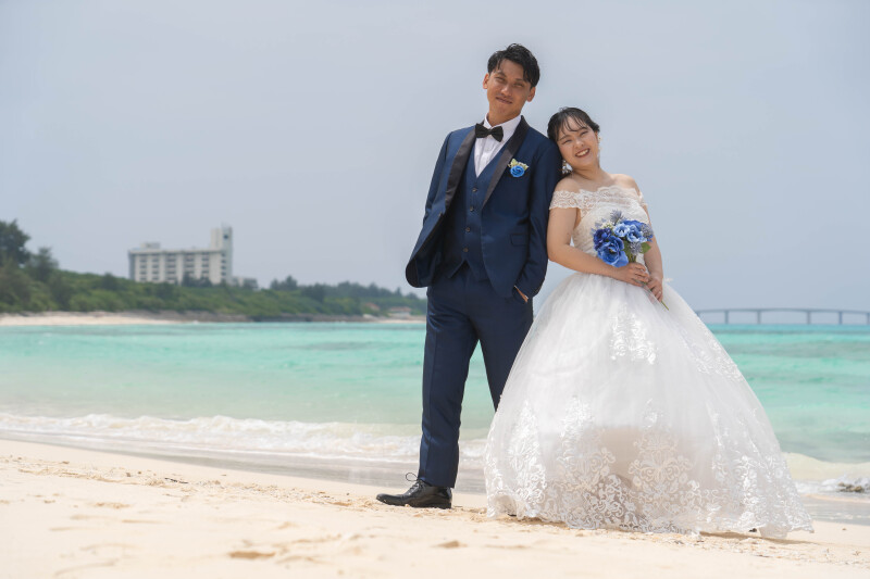 海と空に包まれる、凛とした佇まい