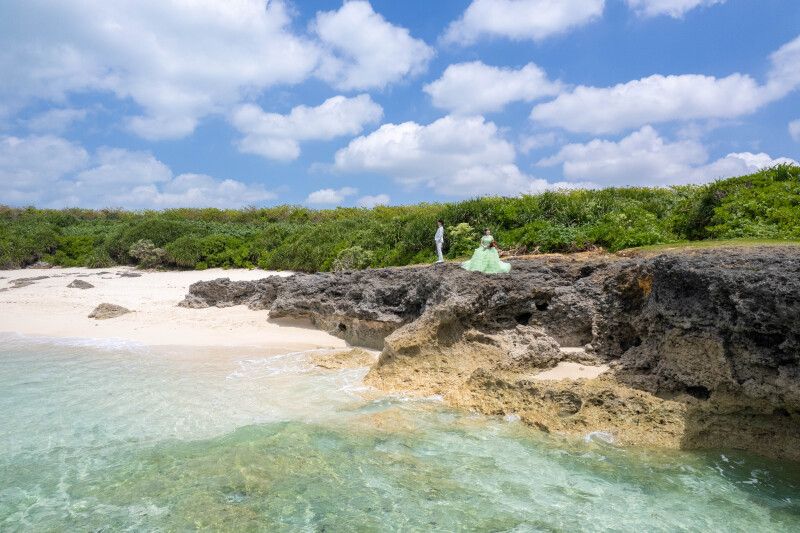 海と空をひとり占め