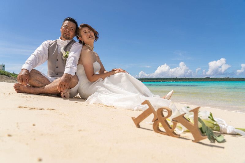 砂浜ですこし休憩