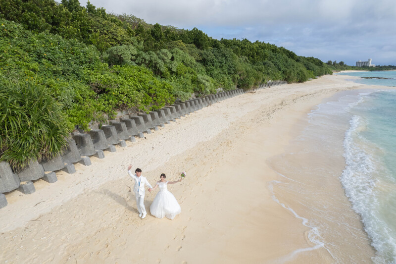 ドローンが捉えた、ふたりのはじまり