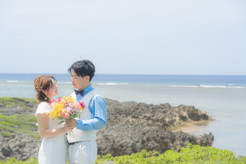 岩場×グリーン