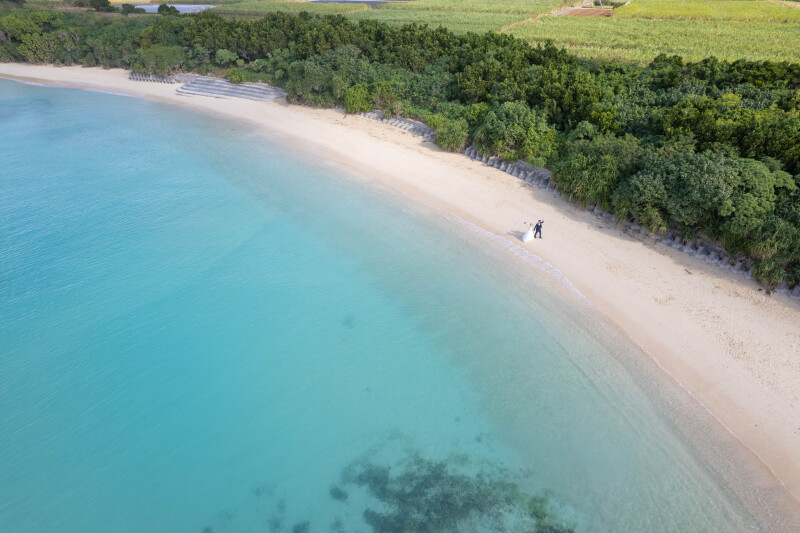 宮古ブルーに包まれる、ふたりのはじまり