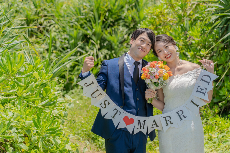 「Just Married」に込めた喜びのかたち