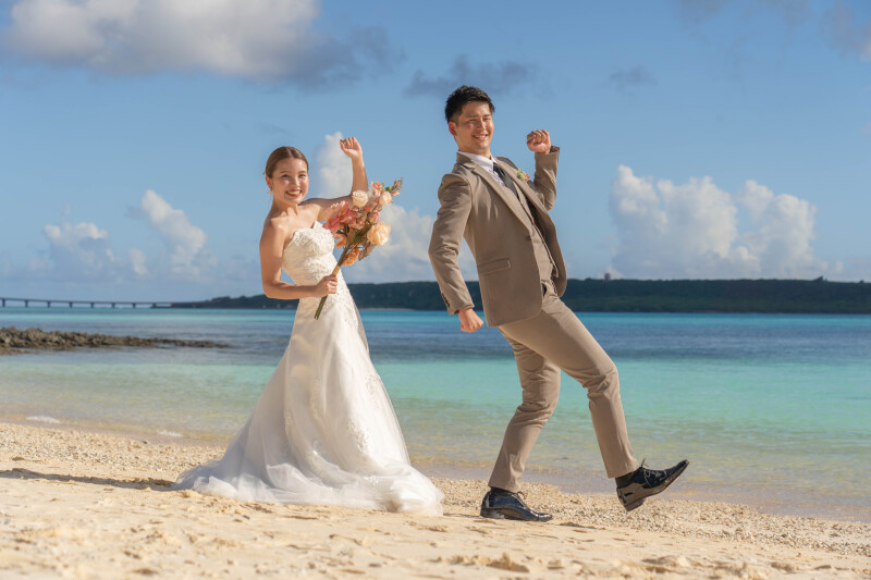 息を合わせたポージング