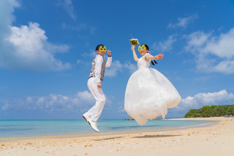 ジャンプで表現するハッピー