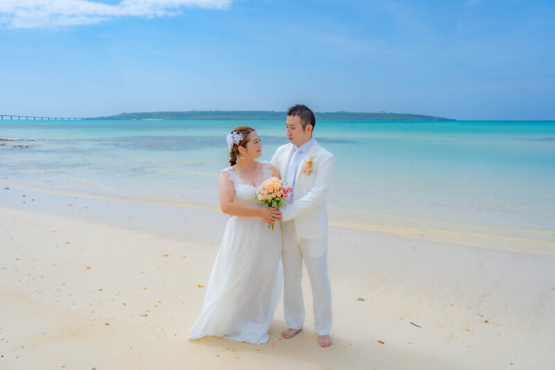 ブーケを真ん中に♡