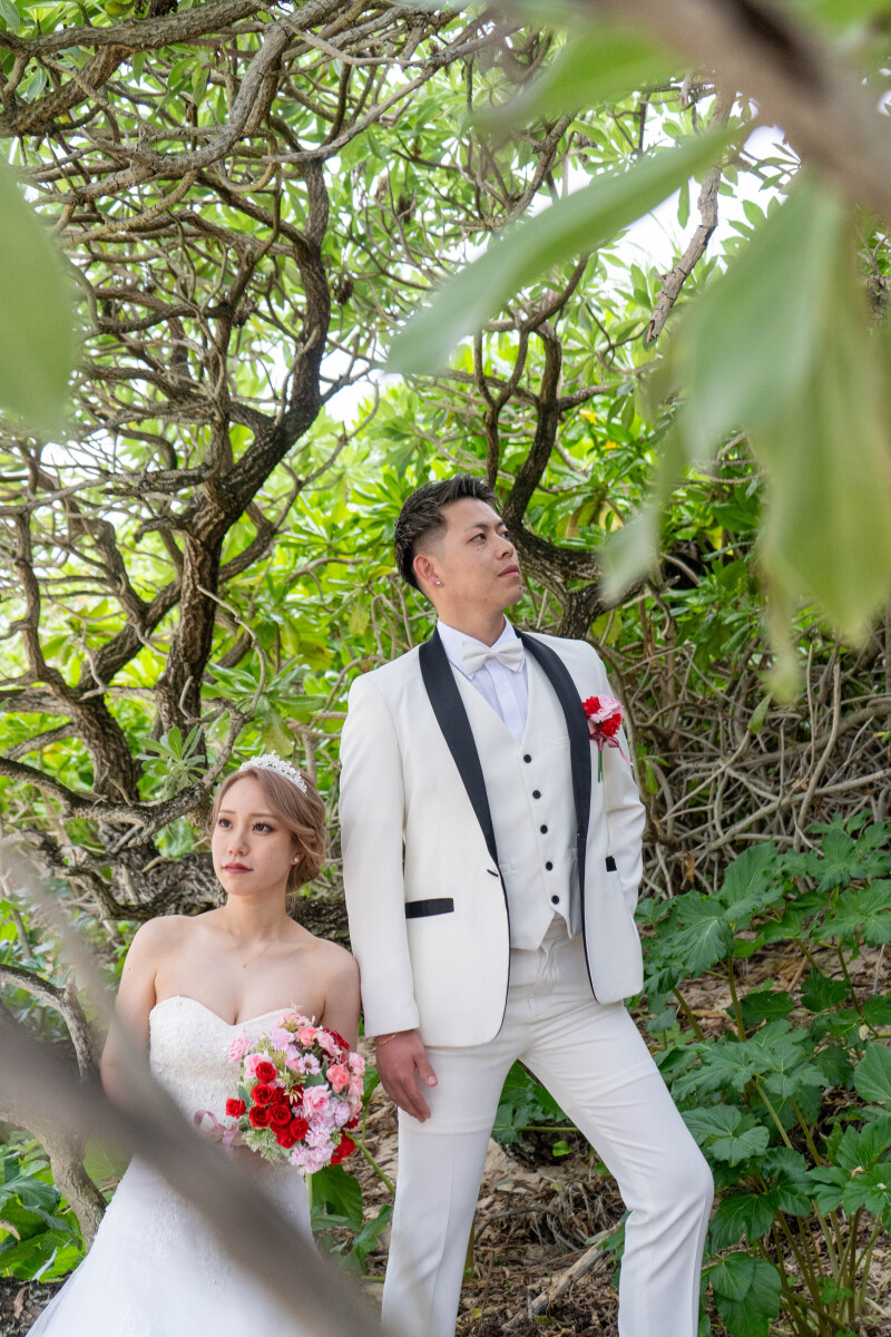 緑に囲まれた幻想的なロケーションフォト