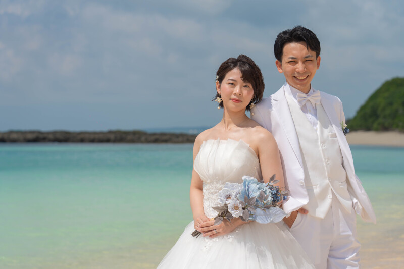 海風に包まれたふたり