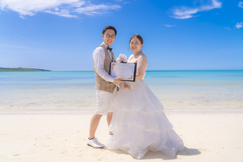 思い出の宮古島でウェディングフォト♡