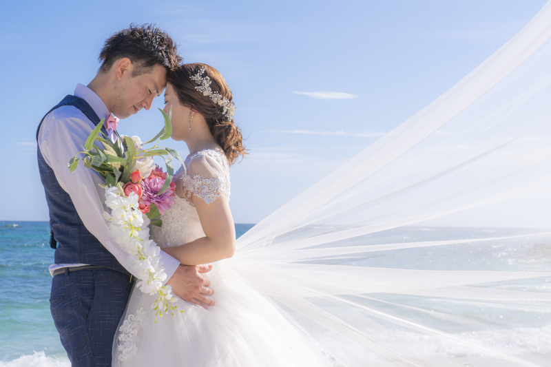 おでこをくっ付けて♡