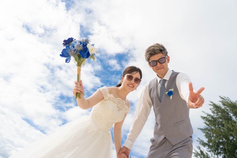空を仰いで、遊び心も忘れずに