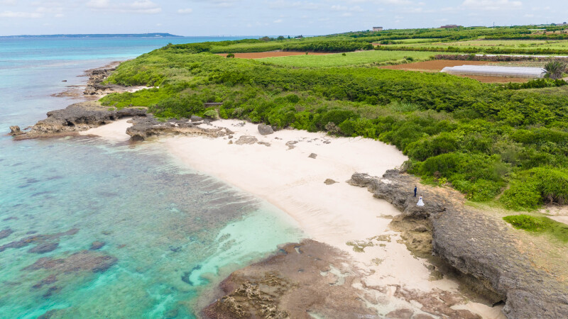 海と緑に包まれるロケーション