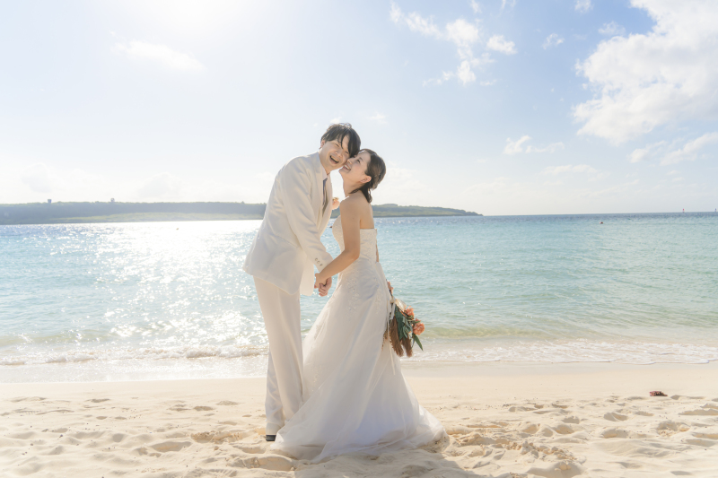 頬をくっつけて