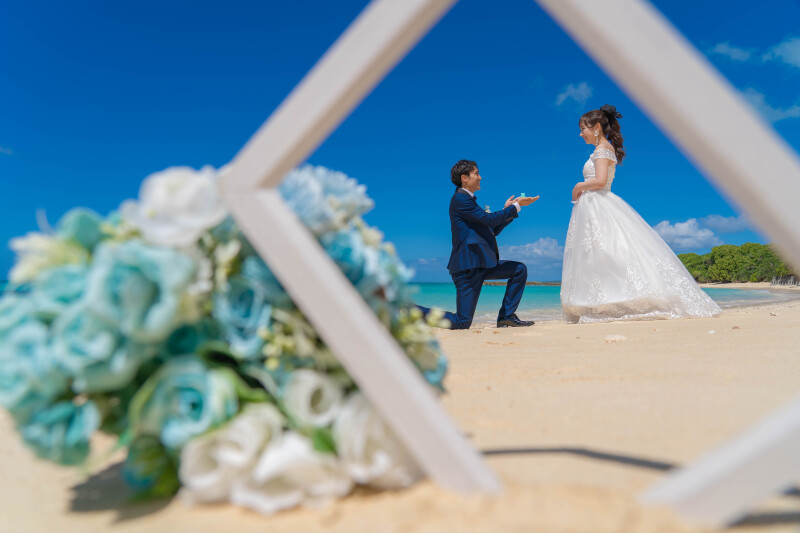 プロポーズシーンをドラマチックに