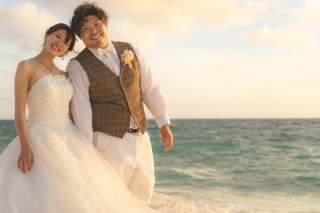 美しい青空とサンセット